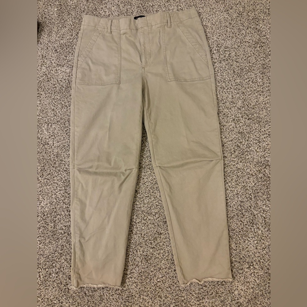 Banana republic factory cotton khaki straight leg pants